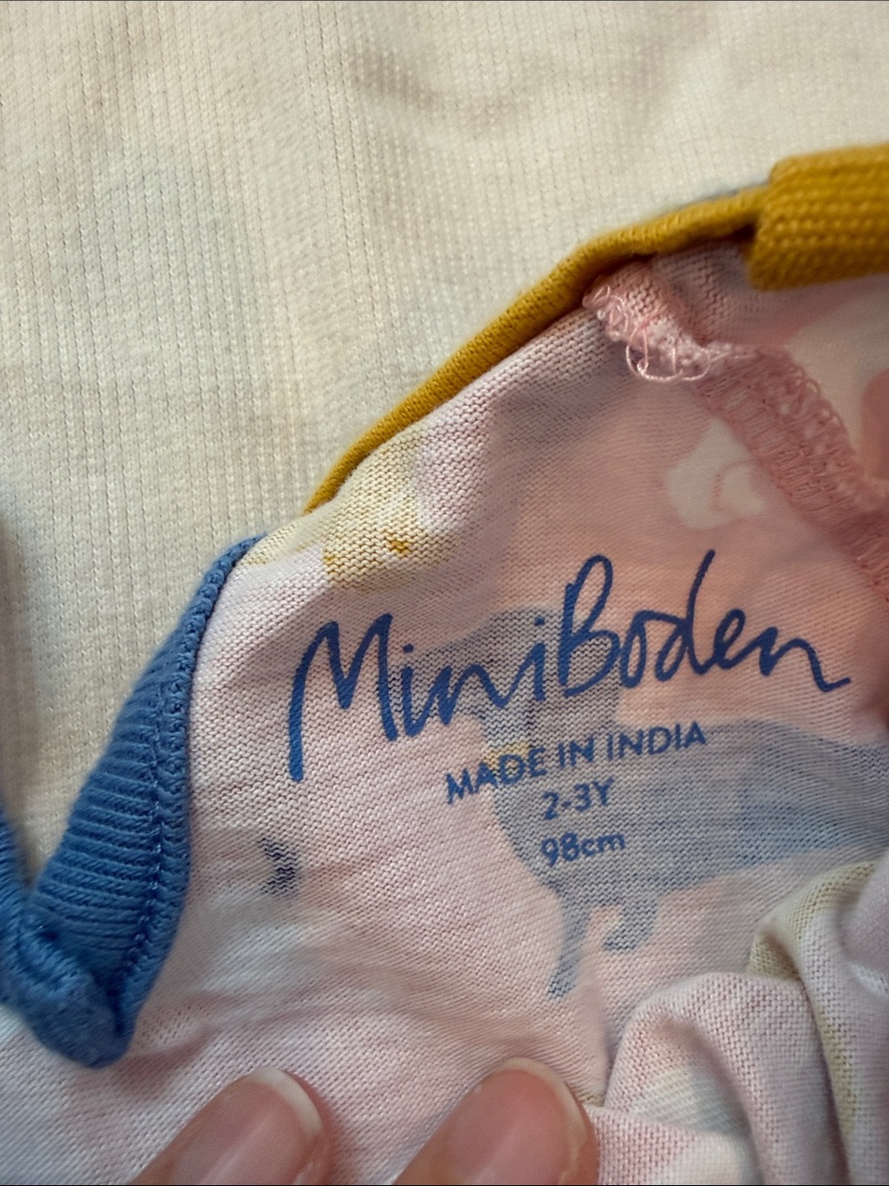 Mini Boden Long Sleeved Dachshund Dress 2-3Y *play condition!* - Picture 3 of 6